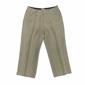 OUR LEGACY アワーレガシー BORROWED CHINO IN RAW OLIVE リネンスラックスパンツ M2194BR