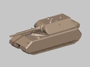 1/144レジンキット　 未塗装 WWⅡ ドイツ軍　VIII号戦車　マウス　 超重戦車　ワールドタンクミュージアム【同梱可能】230718