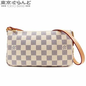 101673300 ルイヴィトン LOUIS VUITTON アクセソワール N41207 ダミエアズール ポシェット アクセサリーポーチ レディース