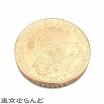 101682395 ロレックス ROLEX チェリーニ コインウォッチ 20ドル リバティ金貨 3612/8 M番 K18YG 保証書付き 腕時計 ユニセックス 手巻式_画像3