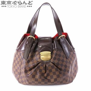 101683983 ルイヴィトン LOUIS VUITTON システィナ GM N41540 ダミエキャンバス ショルダーバッグ エベヌ ハンドバッグ レディース