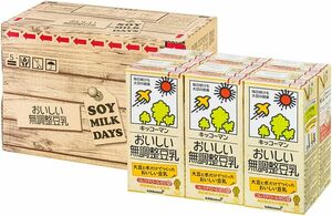 大豆 SOYMILK DAYS(ソイミルク デイズ) [Amazon限定ブランド] キッコーマン おいしい無調整豆乳SOYMILK