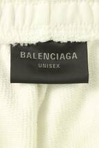 バレンシアガ BALENCIAGA 767853 TPVF1 TOP LEAGUE BAGGY サイズ:XXS マルチロゴダメージ加工スウェットロングパンツ 中古 OM10_画像3