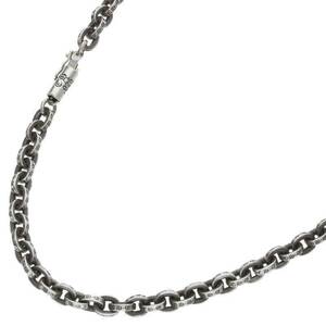  Chrome Hearts Chrome Hearts PAPER CHAIN 18/ бумага цепь 18inch размер :18inch серебряный колье б/у SJ02