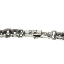 クロムハーツ Chrome Hearts PAPER CHAIN 18/ペーパーチェーン18inch サイズ:18inch シルバーネックレス 中古 SJ02_画像4