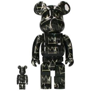 ベアブリック BE@RBRICK バスキア Jean-Michel Basquiat #8 100% & 400% Set ベアブリック400% 100% セットフィギュア 中古 BS99