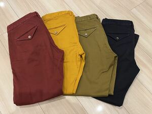 USED goods [YANUK] Yanuk casual color pants yellow color (.... color )