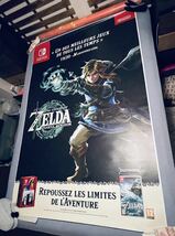 激レアNintendo Switch ゼルダの伝説 ティアーズオブザキングダム 主人公像が大きいフランスバス停ポスターTHE LEGEND OF ZELDA非売品 販促_画像1