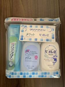  Kao .... set clear clean tooth paste & toothbrush melito rinse in shampoo bioreU body woshu