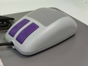  rare discoloration little individual nintendo SNS-016 Super Famicom mouse SNS-017 exclusive use mouse pad with instruction attached 