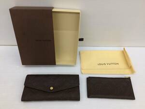 ◆LOUIS VUITTON/ルイ・ヴィトン ポルトフォイユ・キュリユーズ モノグラム アンプラント 長財布 箱付 M60389 中古品 syhib009558