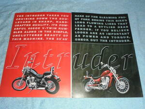 ★1993年 ？▲VS52C スズキ イントルーダー 800 バイクカタログ▲SUZUKI INTRUDER VS800▲S505 水冷 4サイクル V型2気筒 SOHC 805cc 50PS