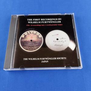 1SC11 CD クラシック 日本フルトヴェングラー協会 ヴィルヘルム・フルトヴェングラー ザ・ファースト・レコーディング 非売品