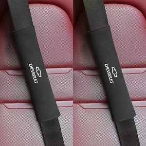  Chevrolet CHEVROLET seat belt pad seat belt cover 2 point set suede seat belt cushion shoulder pad black 