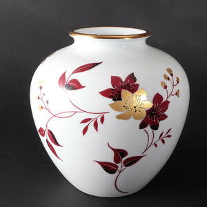 ◆◇Noritake ノリタケ 金彩花文花瓶 花入 花器 フラワーベース 華道具 茶道具◇◆