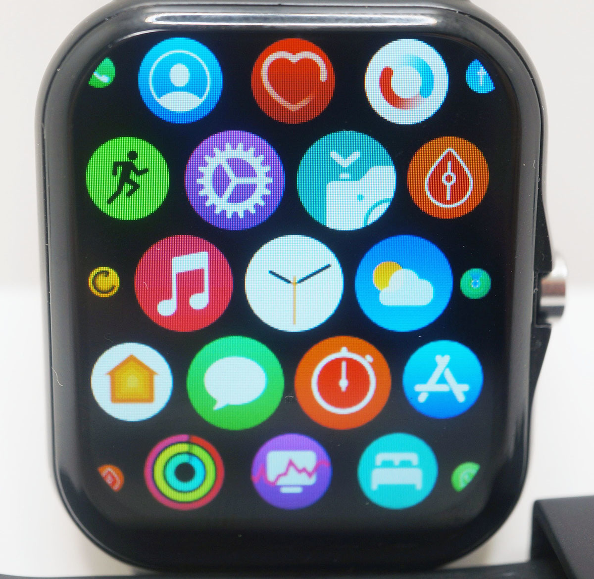 新品apple watch series 8 互換品大画面Watch 黒スマートウォッチ通話