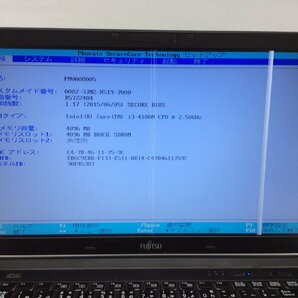 ジャンク/ FUJITSU FMVA08005 LIFEBOOK A574/K Intel Core i3-4100M メモリ4.1GB HDD320.07GB 【G10487】の画像5