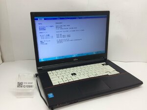 ジャンク/ FUJITSU FMVA10007 LIFEBOOK A574/M Intel Core i3-4100M メモリ8.19GB ストレージ無し 【G10991】