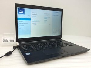 ジャンク/ TOSHIBA dynabook R73/J PR73JFA1147ADC1 Intel Core i3-7100U メモリ4.1GB ストレージ無し 【G11152】