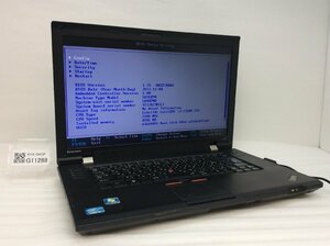 ジャンク/ LENOVO 5016B94 ThinkPad L520 Intel Core i3-2330M メモリ4.1GB ストレージ無し 【G11288】