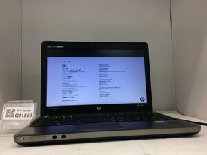 ジャンク/ HP HP ProBook 4340s Intel Core i5-3210M メモリ8.19GB SSD250.05GB 【G11559】