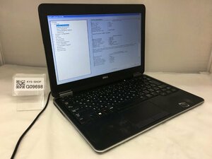 ジャンク/DELL Latitude E7240/Core i3 4010U 1.70GHz/128GB/4GB/12.5インチ/高速SSD