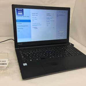 ジャンク/ TOSHIBA dynabook B65/B PB65BBADCF7AD11 Intel Core i5-6300U メモリ8.19GB ストレージ無し 【G10805】の画像1