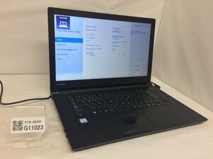 ジャンク/ TOSHIBA dynabook B65/D PB65DBAA422AD81 Intel Core i5-6300U メモリ4.1GB ストレージ無し 【G11023】