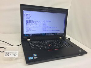 ジャンク/ LENOVO 5016B94 ThinkPad L520 Intel Core i3-2330M メモリ4.1GB ストレージ無し 【G11217】