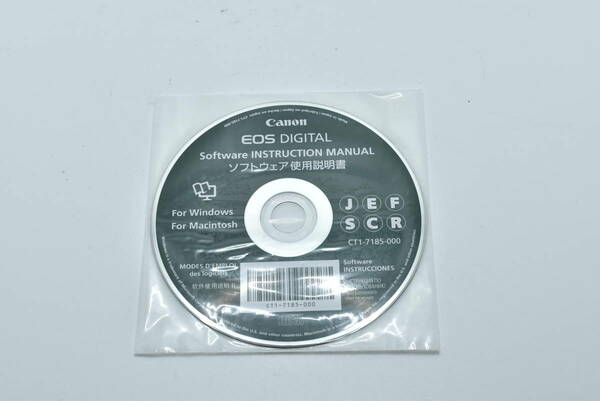 Canon EOS DIGITAL Software INSTRUCTION MANUAL ソフトウェア使用説明書　CT1-7185-000 送料無料 EF-TN-YO603