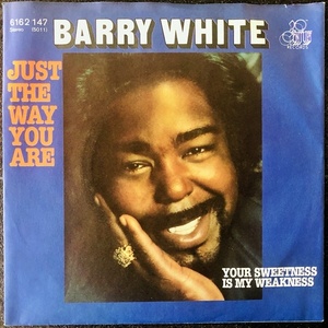 【Disco & Soul 7inch】Barry White / Just The Way You Are(Billy Joelのカヴァーソング)