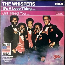 【Disco & Soul 7inch】Whispers / It's A Love Thing _画像2