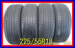 ■中古タイヤ■　225/55R18 98H BRIDGESTONE DUELER H/L400 エルグランド デリカD:5 フォレスター等 夏タイヤ サマー 激安　送料無料　A811