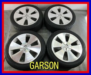 ■中古タイヤホイール■　GARSON DAD １７インチ 4H 5H 100 +38 BRIDGESTONE TECHNO SPORTS 225/45R17 94V 夏 S 激安 送料無料 J826