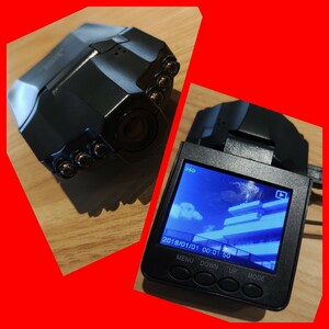 赤外線改造カメラ 赤外線ライト6灯内蔵 ドラレコ 動作 IR76 モノクロ 改造済 動画カメラ　アクションカメラ ドライブレコーダー 