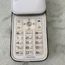 富士通　ドコモ ガラケー F-03A FOMA 動作確認済み　ホワイト　docomo FUJITSU 初期化OK_画像6