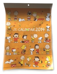 カレンダー スヌーピー 2014 ミスド SNOOPY PEANUTS ミスタードーナツ MISDO