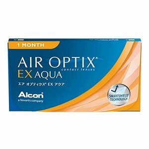 aru navy blue air Opti ks aqua EX BC8.6 clear Contact 1 months contact lens times equipped times entering times attaching AIR OPTIX AQUA