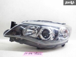 スバル純正 GVF GVB GRB インプレッサ C型 WRX STI HID ヘッドライト ヘッドランプ 左 左側 助手席側 ICHIKOH 1809 棚2K14