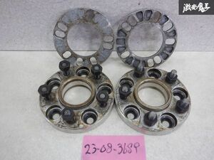 社外 ハブ付 ワイド スペーサー 2枚セット 5穴 PCD114.3 P1.5 60Φ 73Φ 20ｍｍ 5ｍｍ スペーサー付 トヨタ 棚2C11