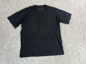 ユニクロ コットン オーバーサイズ Tシャツ（5分袖）ブラック サイズS