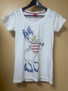 tommy girl トミーガール 半袖 Tシャツ ホワイト レディース Sサイズ デイジー Disney ディズニー 白シャツ