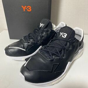 ★新品★27.5㎝(US9.5)★Y-3(ワイスリー)/ADIZERO RUNNER/本革レザー/スニーカー/ランニングシューズ/ブラック