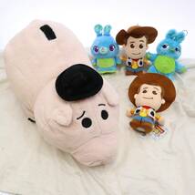 ●ディズニー ぬいぐるみ まとめてセット Disney くまのプーさん TOY STORY カーズ ダッフィー アミューズメント景品 B126_画像3