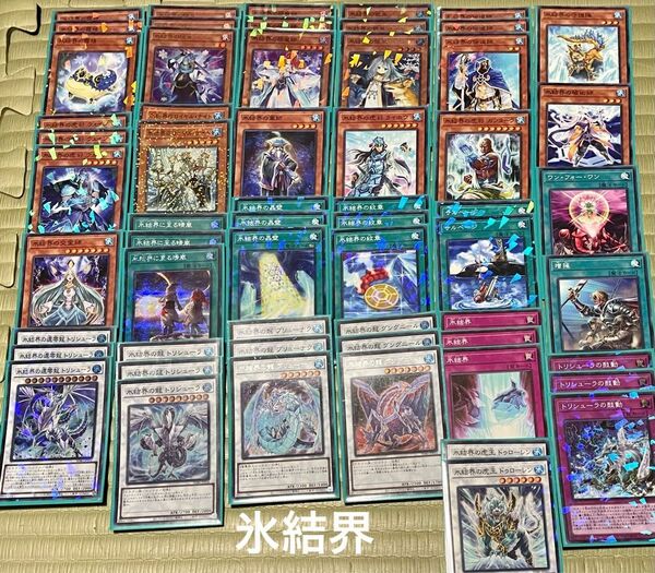 遊戯王 氷結界 構築済みデッキ メイン45枚 EX14枚 その他 デッキパーツ 