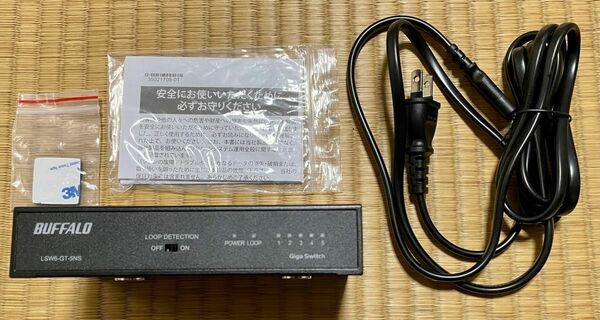 バッファロー LSW6-GT-5NS BUFFALO 5ポートスイッチングハブ メタル筐体 LAN 内蔵電源 有線