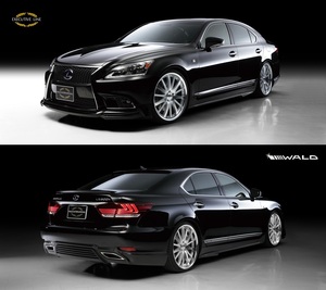 【WALD - ExecutiveLine】 F-SPORT LEXUS LS USF40 UVF45 LS460 LS600h LS H24.10-H29.10 サイドステップ レクサス 40系 サイドスポイラー