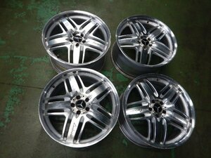 【個人宅配不可】中古 ロリンザー RS9タイプ 20x9J/10J 5H 112 20インチ アルミホイール 4本セット (棚5699-602)