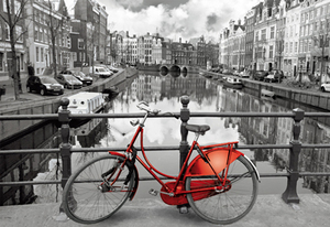 14846 1000ピース ジグソーパズル スペイン発売●Educa●アムステルダムの赤い自転車