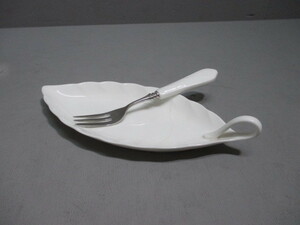 USED★Noritake★ノリタケ Studio Collection プレート Bone China 9810 フォークセット